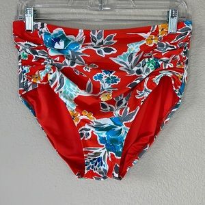 Beach Diva Floral Bohemian Bikini Botton Size 14